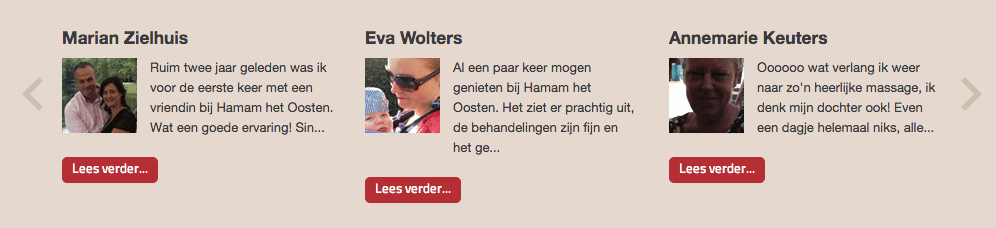 Hamam het oosten - referenties