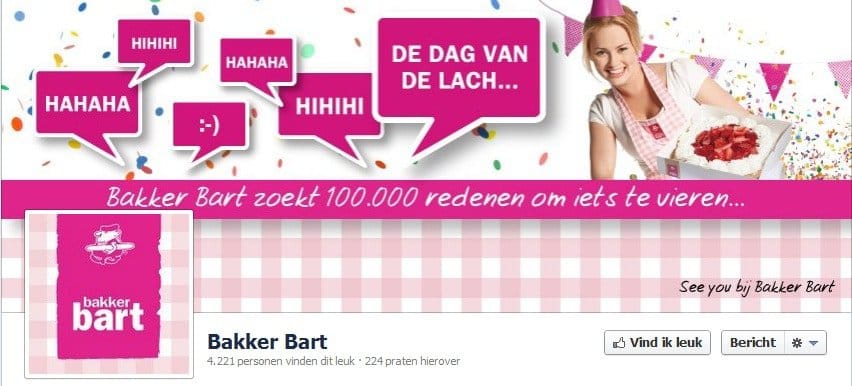 Facebook omslagfoto Bakkerij Bart