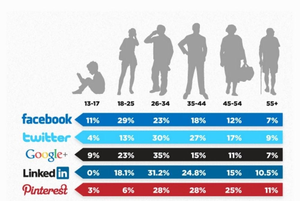 Social Media Demografische gegevens Nederland